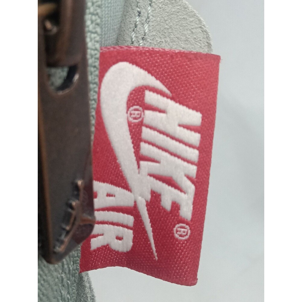 Nike Jordan 1 Retro High Zip Women's Size 7 Shoes Mica Green Suede - Picture 8 of 12